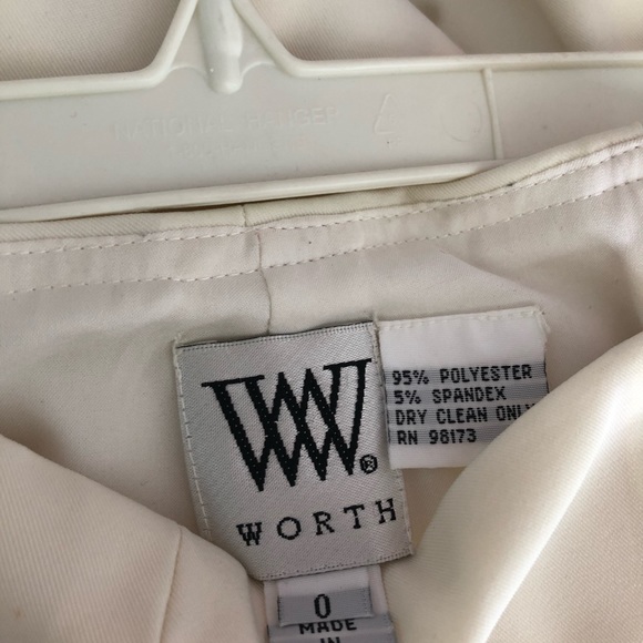 Cream Worth Trousers - Picture 3 of 5